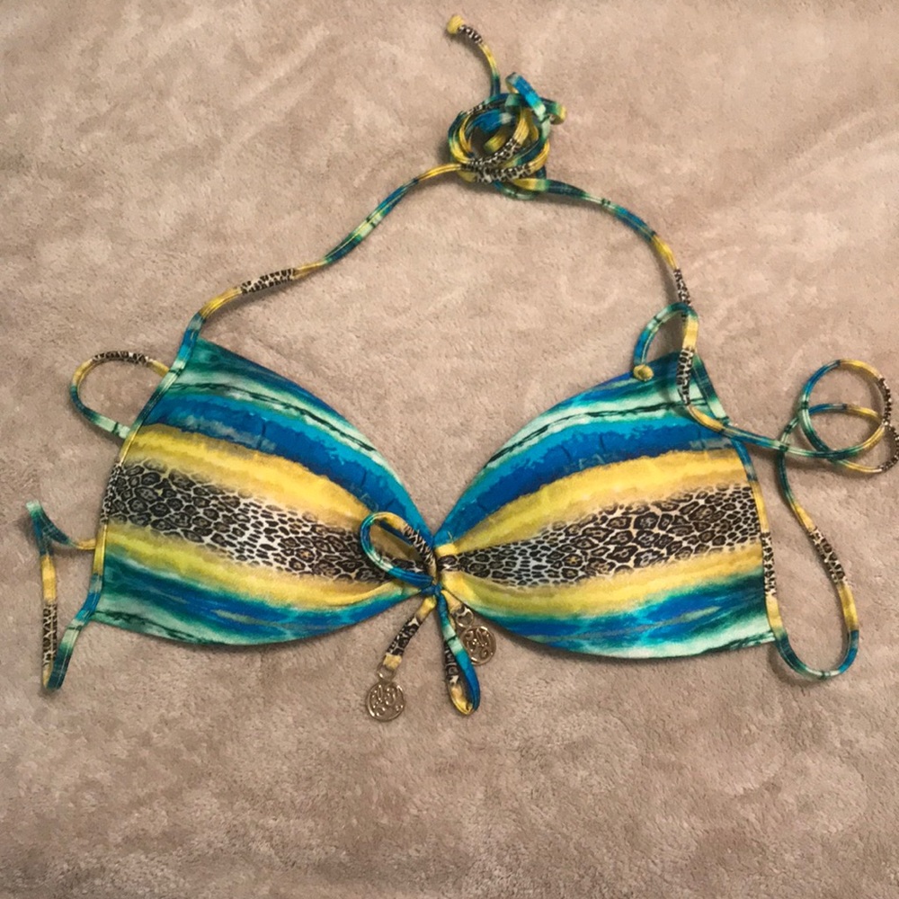 Luli Fama Molded Push Up Bandeau Top